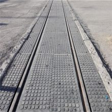 p43型橡胶道口板 铁路减震板 嵌丝轨道铺面板
