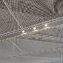 电影院航诚吊顶 幕墙 墙面 屏风 隔断金属装饰铝拉网