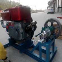 小型柴油动力玉米膨化机 供应多种花型食品膨化机 山东海澜机械