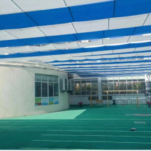 学校 幼儿园操场大型遮阳天幕 电动智能遮阳帘源头工厂 全国发货