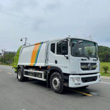 12方东风多利卡D9压缩式垃圾车 10吨压缩垃圾车