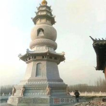 泉臻石刻 石雕舍利塔寓意 石头舍利塔价格 石雕塔厂家