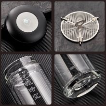 思宝水晶之梦玻璃杯 双层加厚防烫礼品杯 杯子批发印字