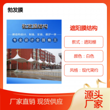 勃发膜结构白色遮阳棚 私家别墅泳池适用现场定制规格
