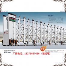 新沂市豐縣電動伸縮門廠家免費上門包安裝九鼎不銹鋼大門工廠