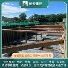 枞阳钢板桩施工选择桩云建设 供应保障 丰富施工经验 ZY5776