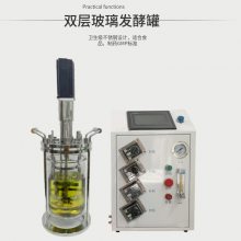 10L实验室玻璃发酵罐 小型细菌发酵设备 高校教学微生物发酵系统