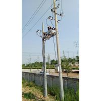 10千伏真空断路器电杆安装图