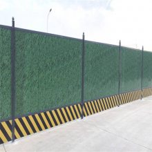 彩钢瓦隔离护栏 市政围墙围蔽围挡 淮盛蓝色铁皮围栏