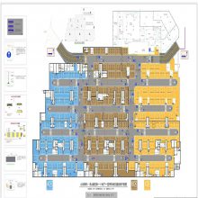 地下停车场3D效果图导视规划设计 地下停车库设计平面图 车库3D效果图，鸟瞰效果图设计，车库标识设计