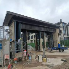 廊架造型铝单板 防火烤漆铝板 铝合金幕墙板建筑装饰案例