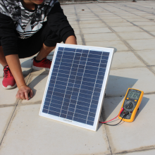 太阳能光板厂家太阳能板多晶20W光伏发电充电器组件能源家用路灯12V蓄电池太阳能面板