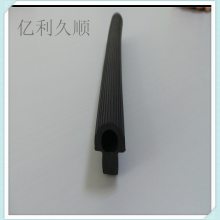 供应三元乙丙软硬复合发泡橡胶密封条EPDM卡槽式减震缓冲门窗包边条厂家