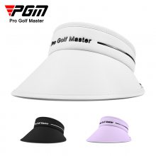 PGM新品 高尔夫帽子女士防晒遮阳帽无顶帽 大帽檐防紫外线太阳帽