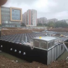 湘邵阳现场安装热镀锌复合地埋式BDF水箱消防智能箱泵一体化泵站