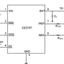 代理芯力微 CE3157 高输入电压电池充电器