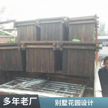户外防腐木花箱 正方形大号庭院种树箱 喷涂防腐环保水性漆