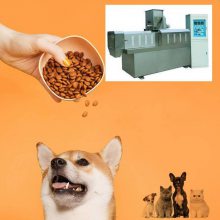 膨化蛋黄成犬粮生产设备 整条宠物饲料狗粮加工机器