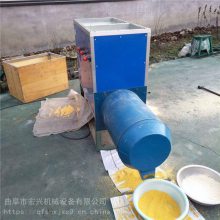 去皮制糁机/玉米制糁机视频/大型三项电脱皮制糁打碴机