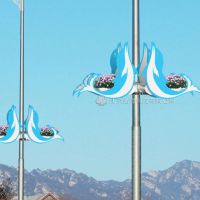 景观花器 花箱 市政工程景观项目合作 铁艺花箱之碧海精灵