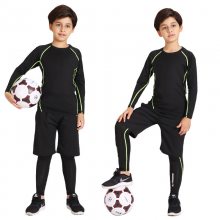 儿童紧身衣训练服定制运动套装定做足球服篮球速干衣健身服订做