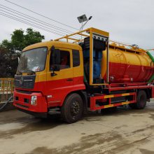 东风天锦12方带副发联合疏通车 ***高压清洗吸污疏通车