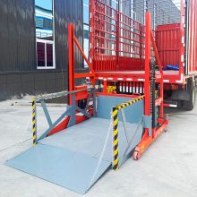装箱卸货平台 集装箱装货物小型升降液压式高度登车桥设备