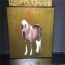 高清玻璃画数码彩印机 玻璃冰晶画印刷机 钢化玻璃8d打印机