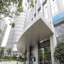 酒店门头外墙装饰铝单板-外立面幕墙铝单板产品防火性能