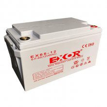 EXOR蓄电池EX65-12埃索铅酸蓄电池12V65AH配电柜 UPS不间断电源