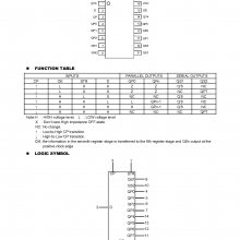 U74HCT4094 友顺CMOS IC芯片 8级移位和存储总线寄存器