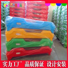 北海生产儿童家具广西儿童塑料床 H型塑料木板幼儿床上下铺