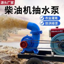 拖车式8寸灌溉水泵 启动快捷抽污泵 6寸高扬程自吸水泵
