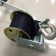 小型手动手摇绞盘 自锁式固定绞车起重加粗钢丝绳