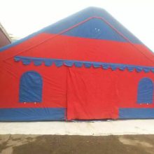 恒帆建业可定做防紫外线的户外充气帐篷_摆摊充气帐篷