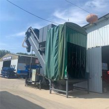 粉煤灰卸集装箱吸料机 移动式码头卸灰机 集装箱倒灰机