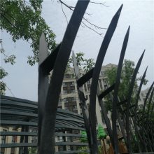 甘肃武威锌钢围墙栏杆 微笑钢管护栏