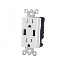 ׼125V1***ʽ˫·USB5V3.6A18Wڰ˫USB