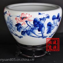 陶瓷花盆厂家 养鱼/乌龟水浅图片 桌面陶瓷小号盆栽批发