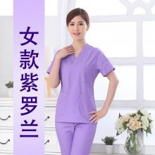 医院医生工作服 工作衣棉质 长短袖套装牙科工作服套装