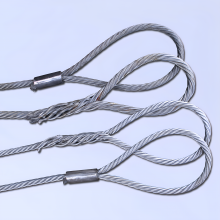 神州SW055两头扣插编钢丝绳索具 压制钢丝绳吊索具厂家