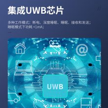 UWB无线图像传输芯片 uwb无线定位系统组网 门锁超宽带通信测距模块