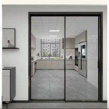 定制厨房推拉门 简洁风格 吉星门业平移推拉门