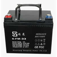 鸿晟供应12V33AH动力免维护铅酸蓄电池,电动三轮车,电动轮椅车