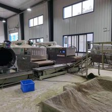 复合式微茶叶杀青设备 桑叶茶叶杀青设备 PLC自动化控制一键启动