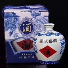 乳白中国酒缸 大口10斤装酒坛 婚庆专用
