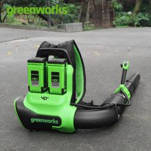 greenworks格力博40v背包吹风机电动园林吹落叶机