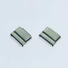 防水拉伸12Pin TYPE-C沉板式母座 一体式 胶芯外露