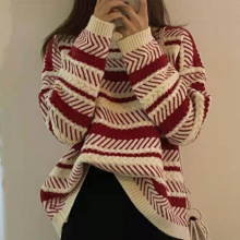 地?cái)傌浽次藏浢聦捤商最^雜款針織衫工廠女裝秋冬款