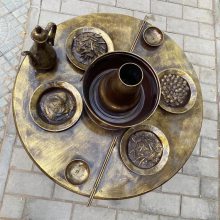 禅城玻璃钢火锅雕塑 餐厅雕塑模型 玻璃钢仿真雕塑